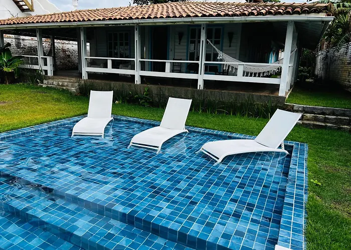 Casa de Temporada cinco quartos - Garça Torta em Maceió - Vista Mar